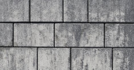 EBENSEER Kombipflasterstein Colorado 6 cm Silbergrau