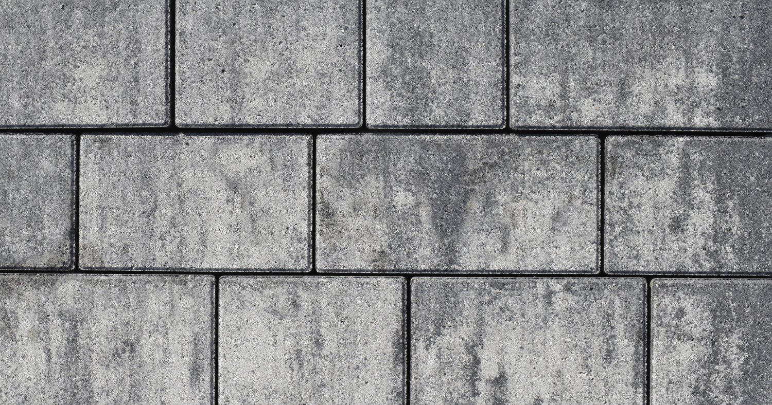 EBENSEER Kombipflasterstein Colorado 6 cm Silbergrau