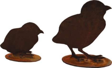 Gartenfigur Küken Gerda 2-tlg.