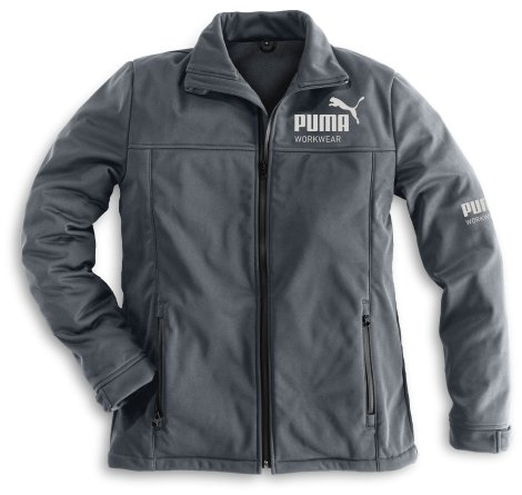 PUMA Softshell-Arbeitsjacke Champ Stahlgrau/Carbon S