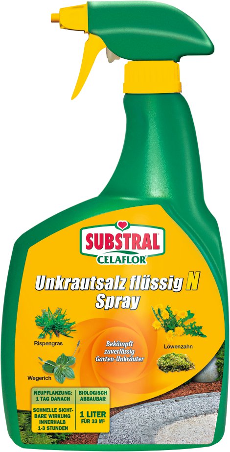 SUBSTRAL® Celaflor® Unkrautsalz Flüssig N Spray 1 l