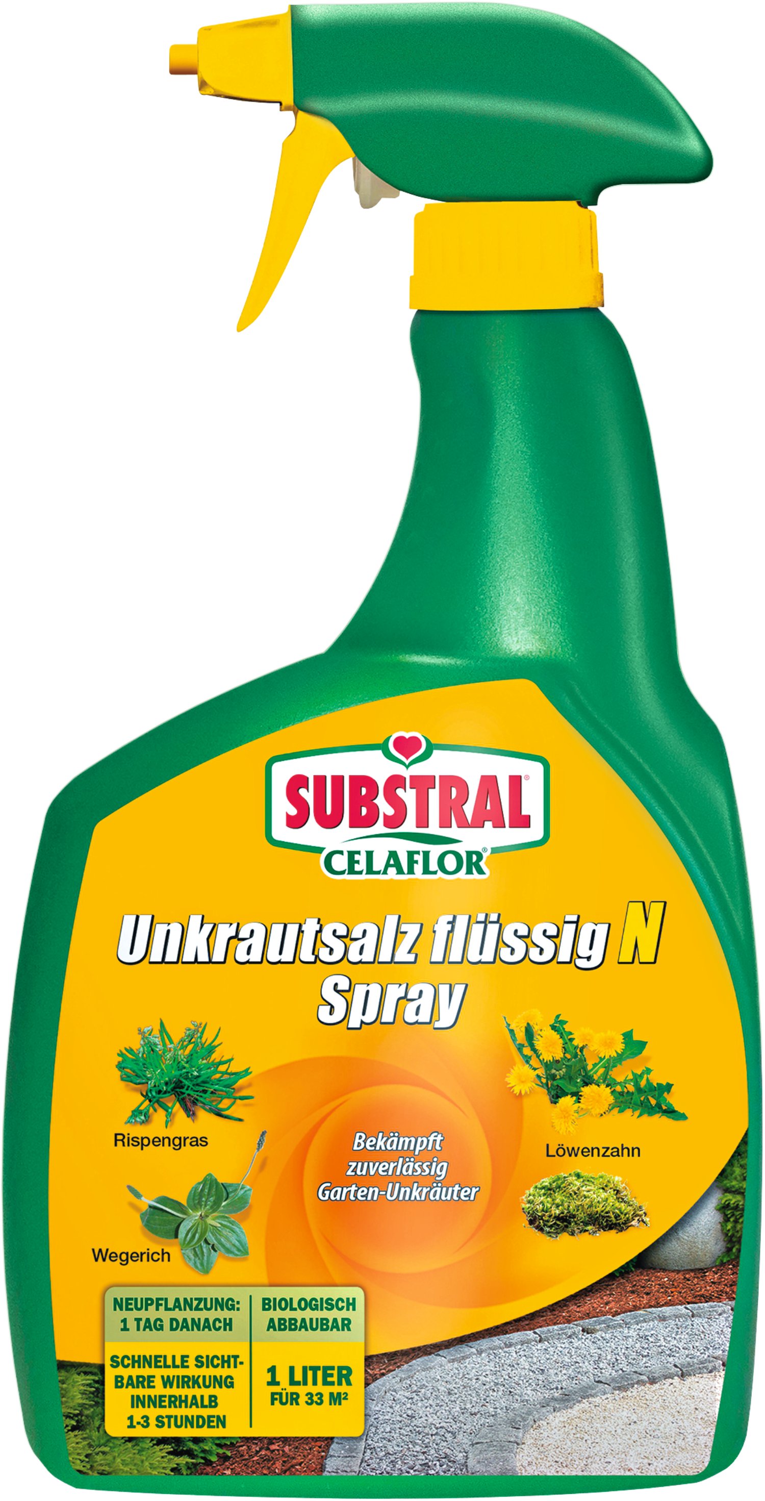 SUBSTRAL® Celaflor® Unkrautsalz Flüssig N Spray 1 l