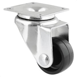 WAGNER Möbel-Lenkrolle stabil verzinkt Tragkraft 30 kg Ø 30 mm