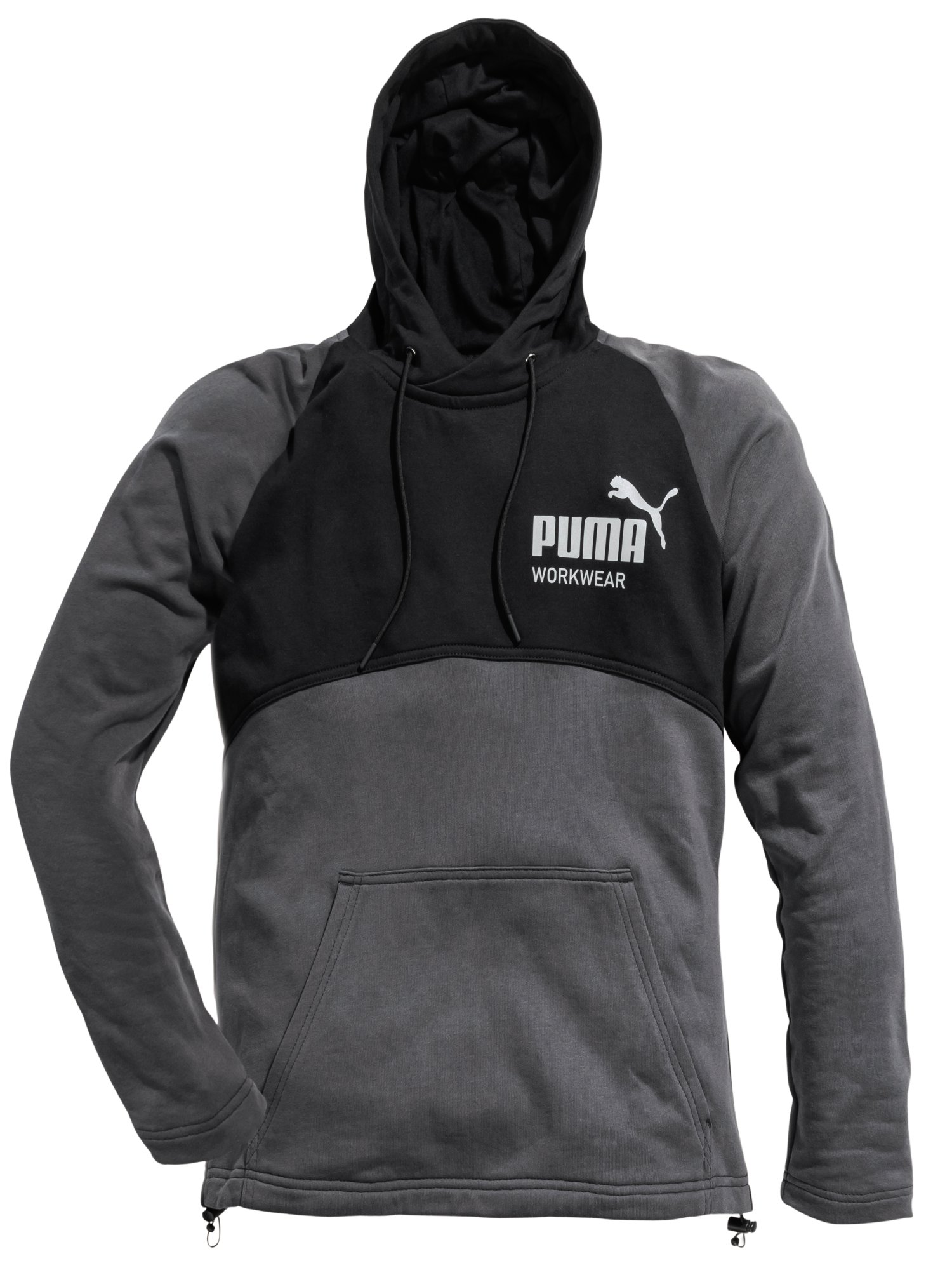 PUMA Hoodie Champ Stahlgrau/Carbon