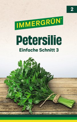 IMMERGRÜN Tütensamen Petersilie Einfache Schnitt 3