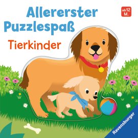 RAVENSBURGER Buch Allererster Puzzlespaß Tierkinder