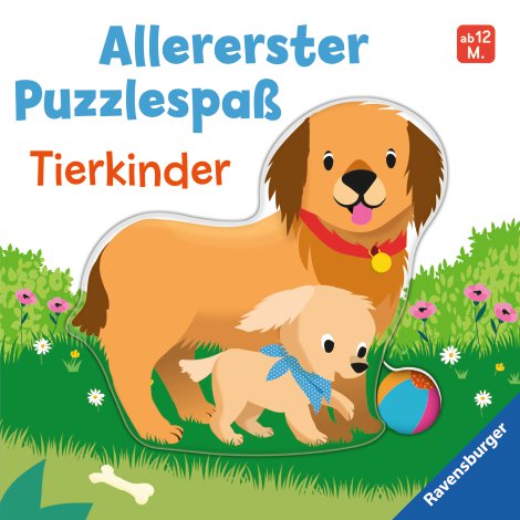 RAVENSBURGER Buch Allererster Puzzlespaß Tierkinder