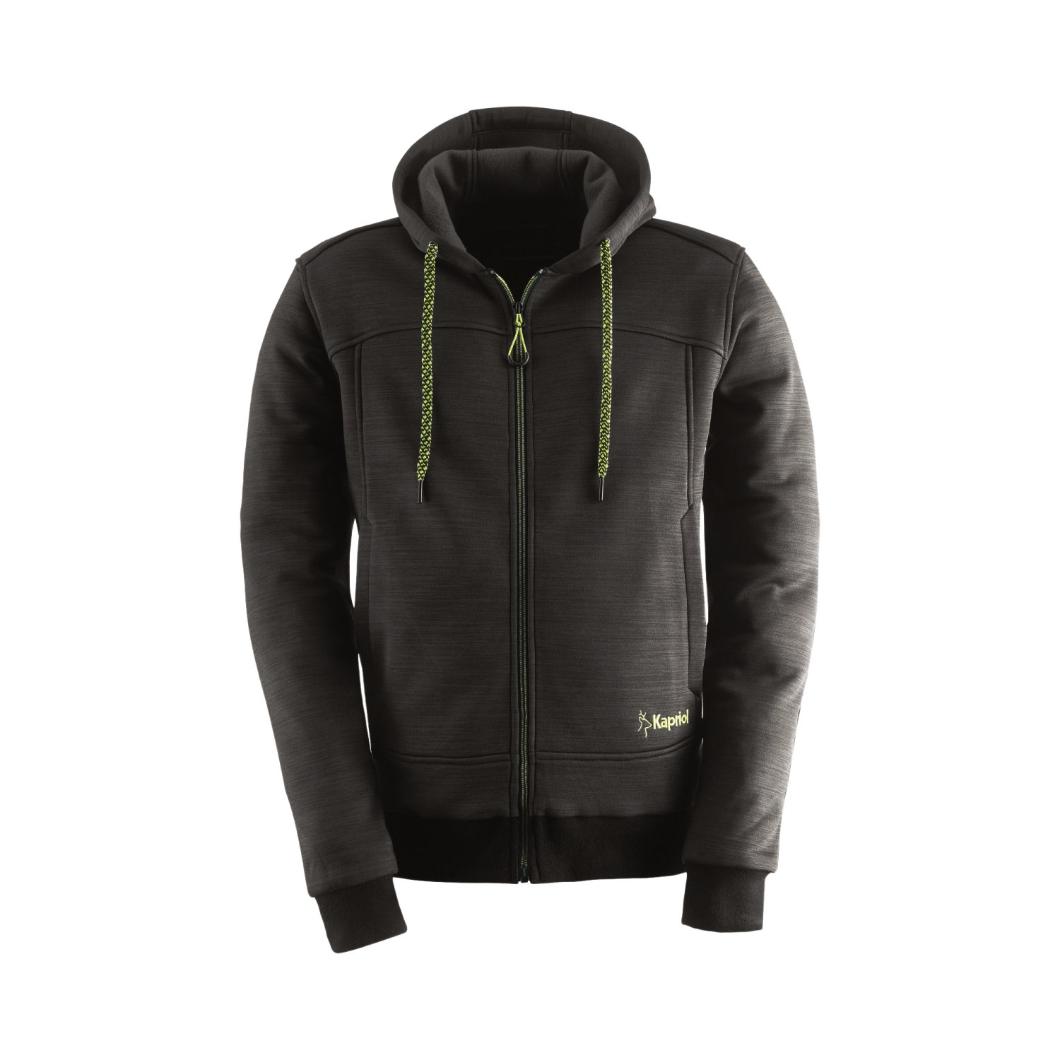 KAPRIOL Sweatjacke Slick mit Kapuze Schwarz XL