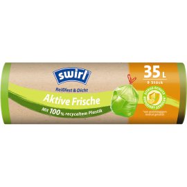 SWIRL® Duft Müllbeutel Aktive Frische Zitrus recycelt