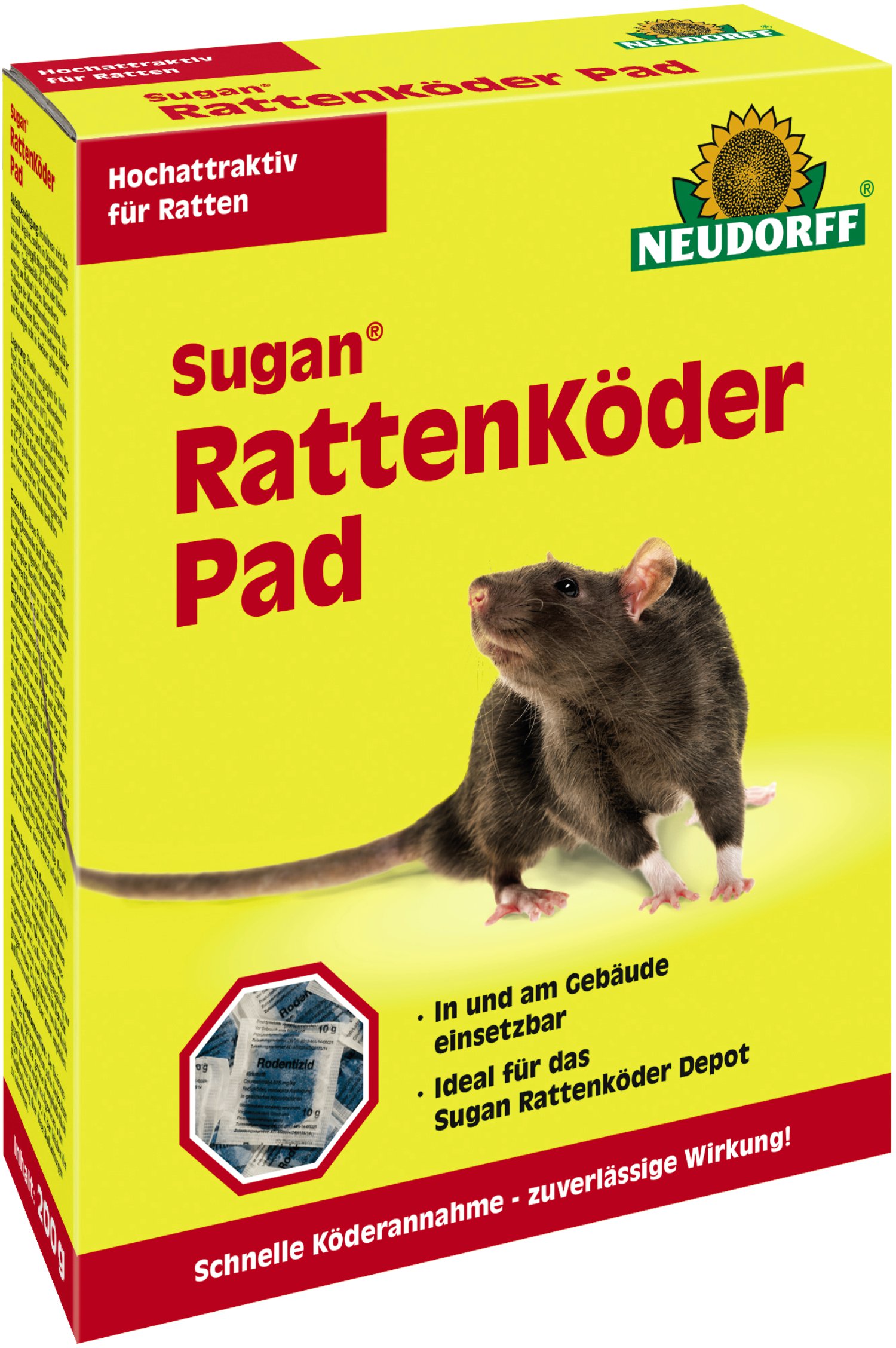 NEUDORFF Sugan Rattenlöder Pad 200 g