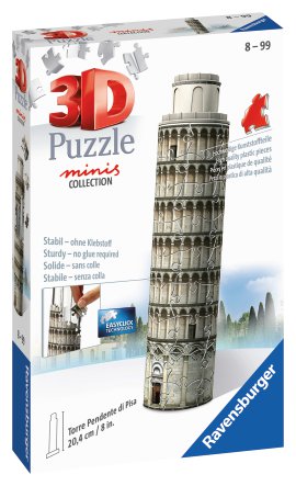 RAVENSBURGER 3D-Puzzle Mini Schiefer Turm von Pisa