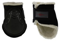 Streichkappen TecAir Kunstfell, schwarz