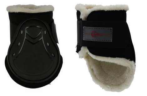 Streichkappen TecAir Kunstfell - Full, Schwarz