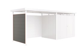 BIOHORT Seitenwand für Seitendach Highline®, silber-metallic