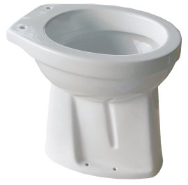 CORNAT Flachspül-WC Clean Weiß