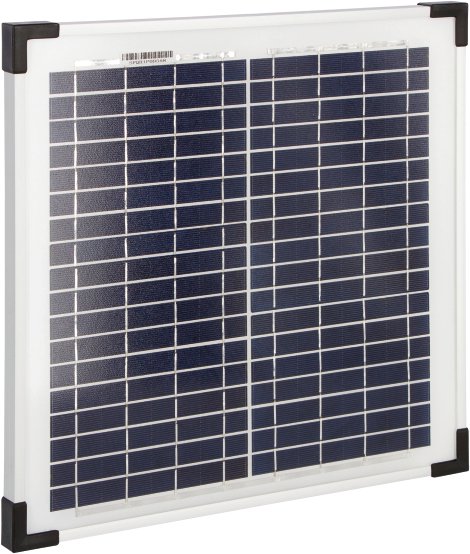 Solarmodul 15W inkl. Halterung für Geräte mit Buchse f. Solar