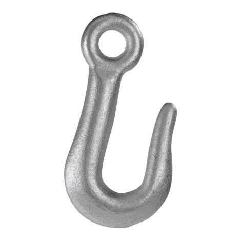 Radlhaken ohne Glied verzinkt 90 mm