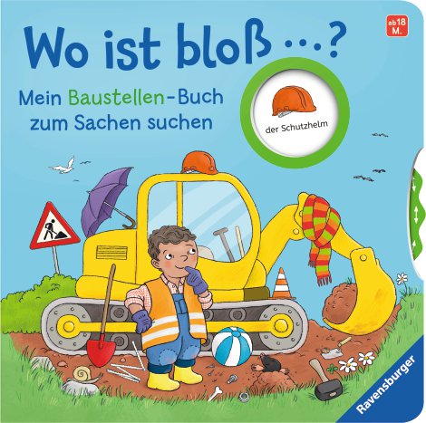 RAVENSBURGER Buch Wo ist bloß Mein Baustellen-Buch zum Sachen suchen