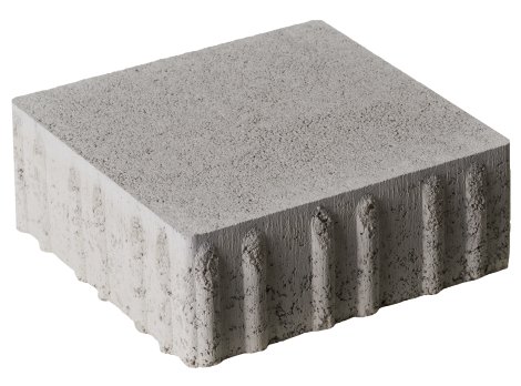 LEIER DOM Pflaster Natur Grau 21x21x8 cm