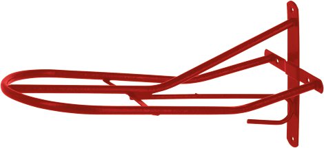 Sattelhalter - Englisches Modell 54 cm, rot