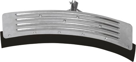 Kot- und Gülleschieber halbrund 58 cm, verzinkt