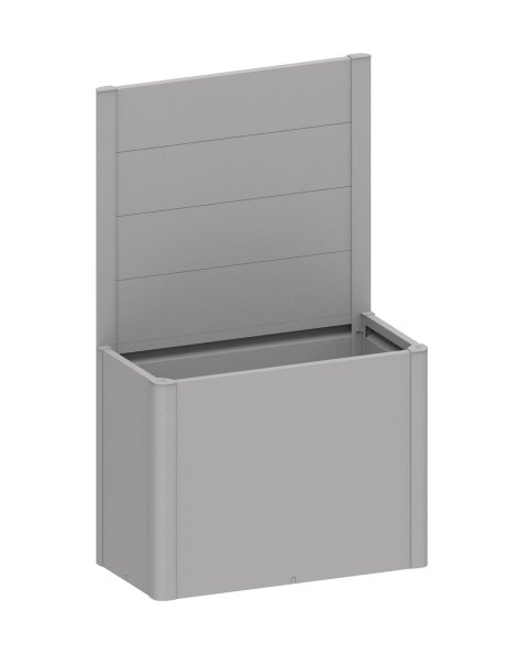 BIOHORT Sichtschutz für Belvedere ohne Acrylglas, Silber-Metallic 100