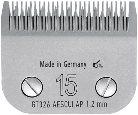 Aesculap SnapOn Scherkopf 15, Schurhöhe 1,2 mm