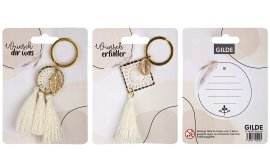 Schlüsselanhänger Metall Boho