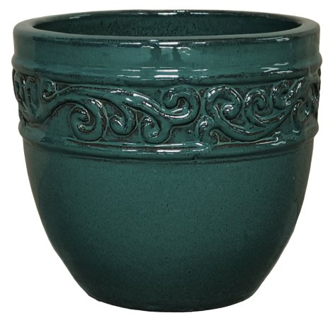 Pflanztopf Chester Grün ⌀ 38x34 cm