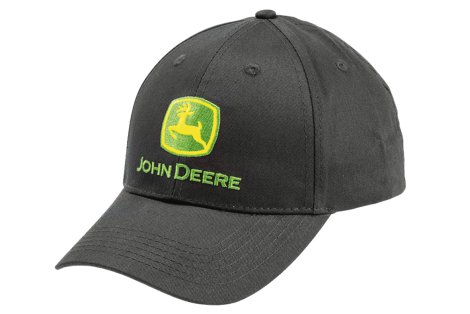 John Deere Kappe Logo schwarz