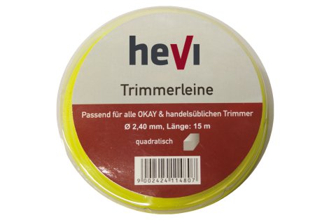 Hevi Mähfaden quadratisch 1,3 mm x 15 m