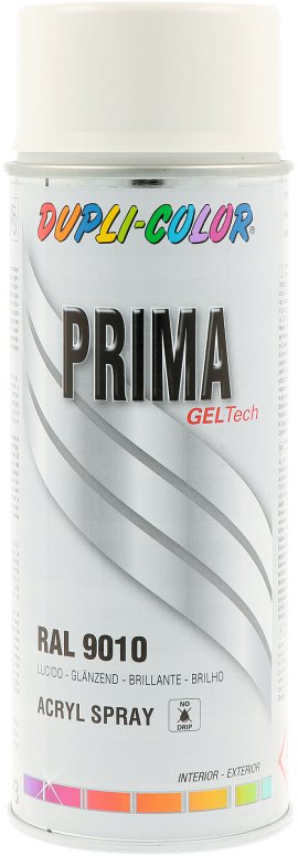 DUPLI-COLOR Lackspray Prima Reinweiß glänzend 400 ml