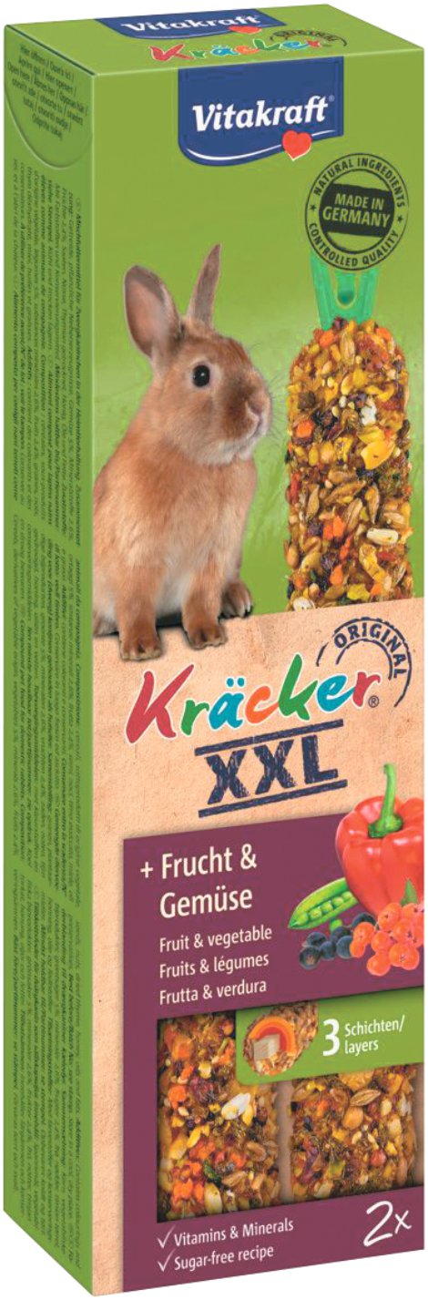 VITAKRAFT Kräcker XXL Zwergkaninchen 2er-Pack