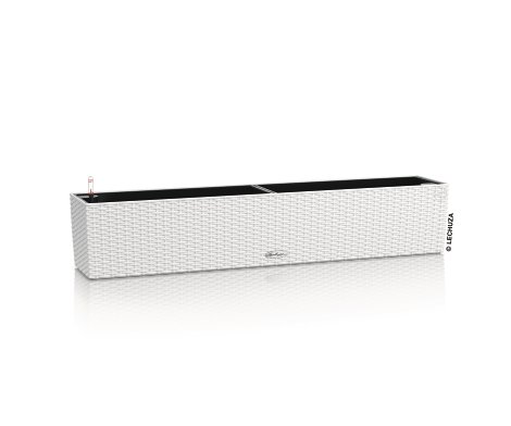 LECHUZA Pflanzkasten Balconera Cottage Weiß 100 cm