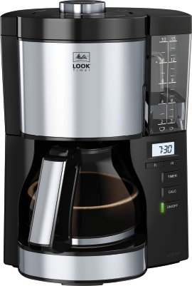 MELITTA Filterkaffeemaschine Look Timer Schwarz