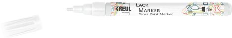 KREUL Lackmalstift fine Weiß 1-2 mm