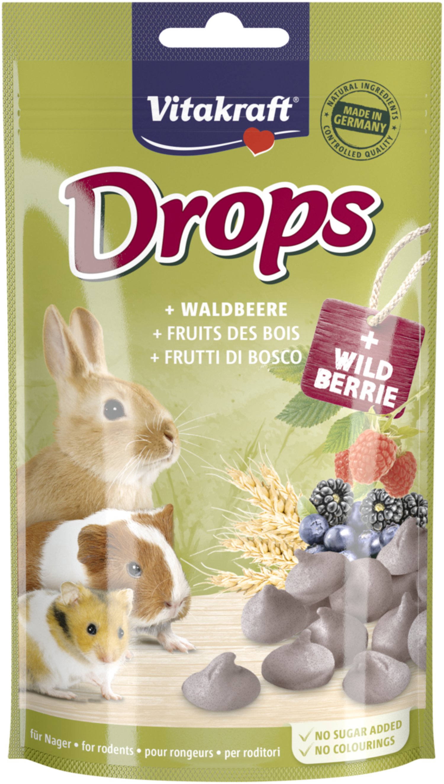 VITAKRAFT Nager Drops Waldbeere 75 g