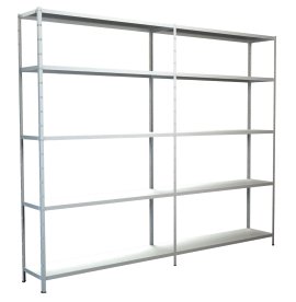 SCHULTE REGALWELT Grund + Anbauregal 10 Böden Weiß