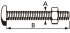 SUKI Flachrundschraube verzinkt 4.8 SD M4x20 mm 6 Stk.