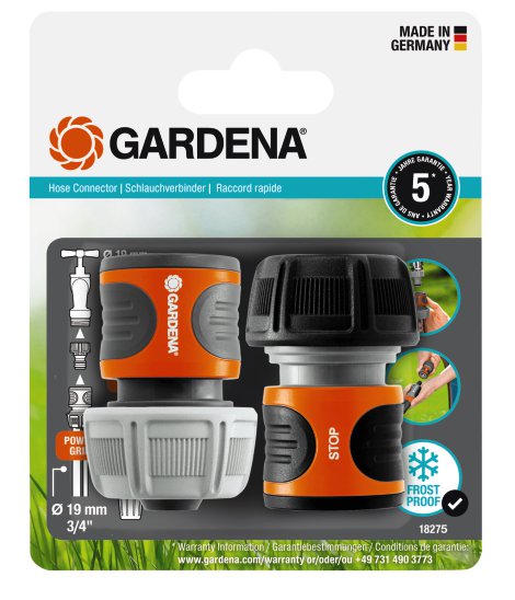 GARDENA Schlauchanschlusssatz 19 mm 3/4"