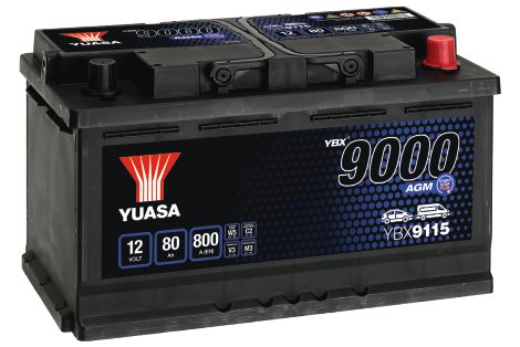 Yuasa AGM Starterbatterie YBX9115 12V