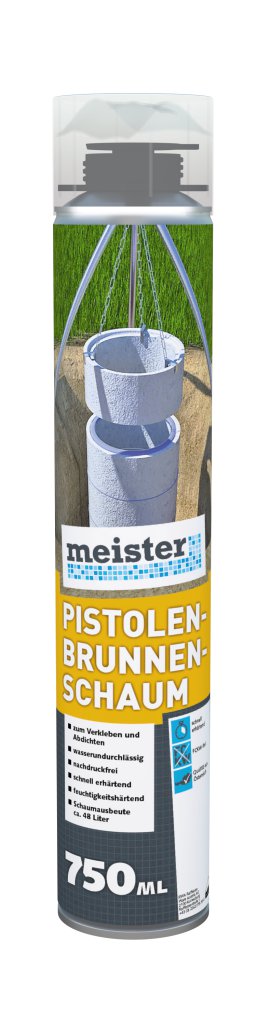 MEISTER Pistolen-Brunnenschaum 750 ml