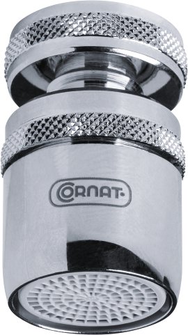 CORNAT Wasserspar-Strahlregler mit Kugelgelenk M 22 x 1 IG