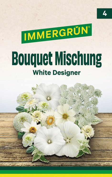 IMMERGRÜN Tütensamen Bouquet Mischung White Designer