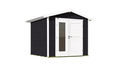 WEKA Gartenhaus 224A Gr. 2 Anthrazit