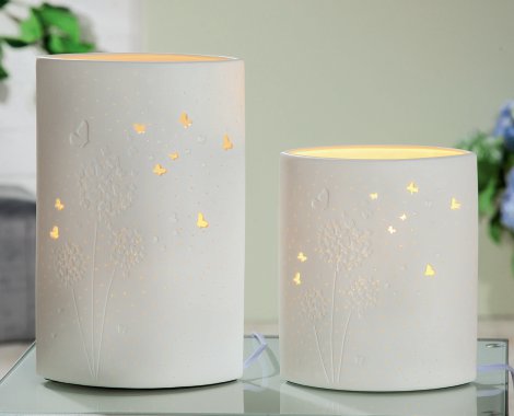 Porzellan Lampe PusteBlume 32318
