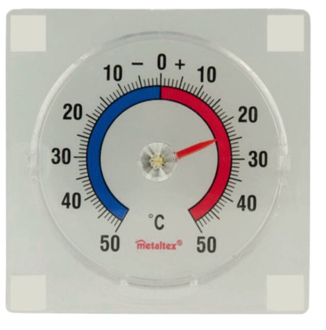 Fensterthermometer 7,6x7,6 cm