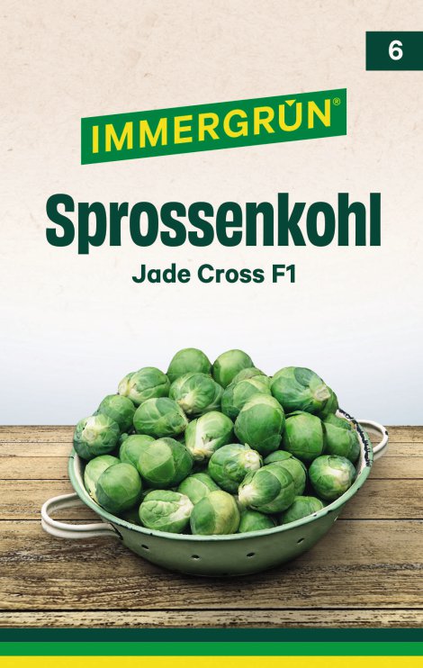 IMMERGRÜN Tütensamen Rosenkohl Jade Cross F1