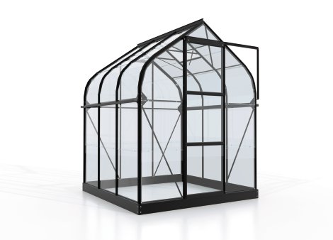 VITAVIA Gewächshaus Orion 3800 ESG 3 mm Schwarz