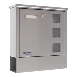 ROTTNER Briefkasten Lago Silver